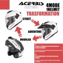 HELMET ACERBIS RIDER MODULARE GS MOTORRAD